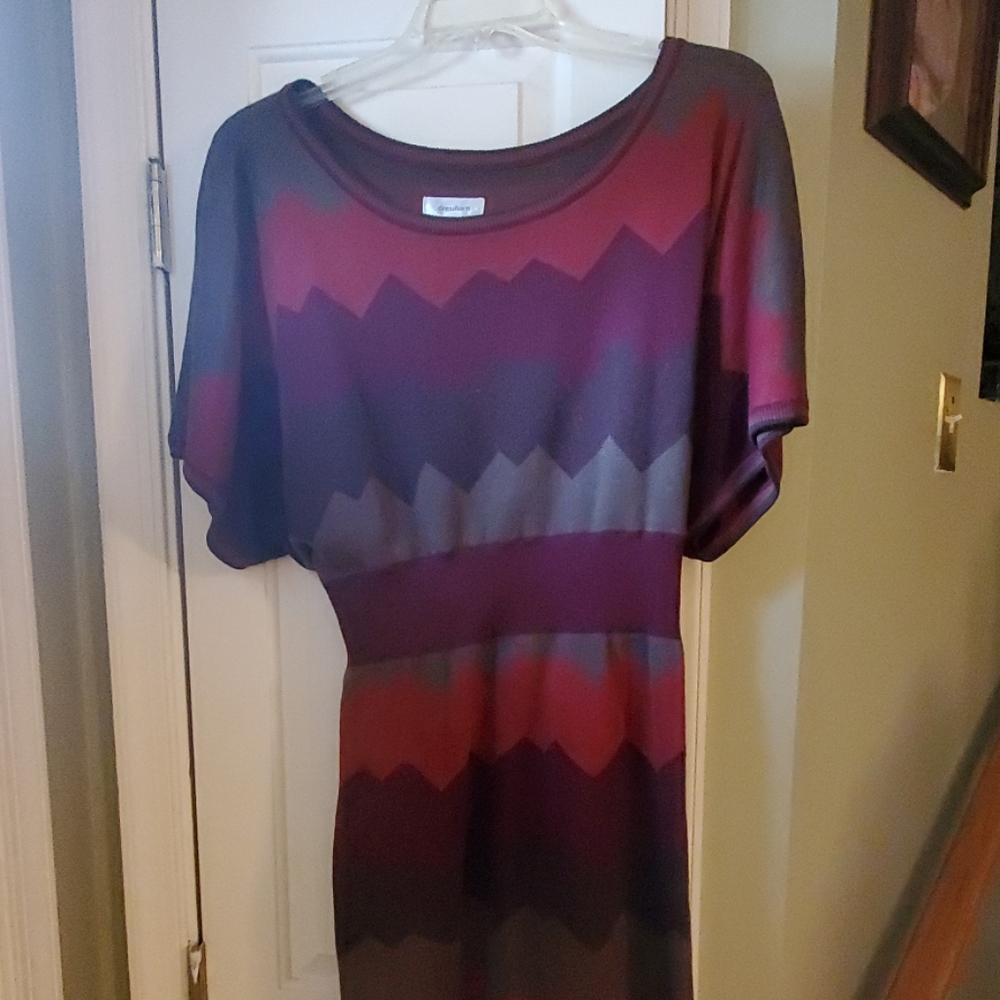 Brand New! Gorgeous Multi Colored Sweater Dress